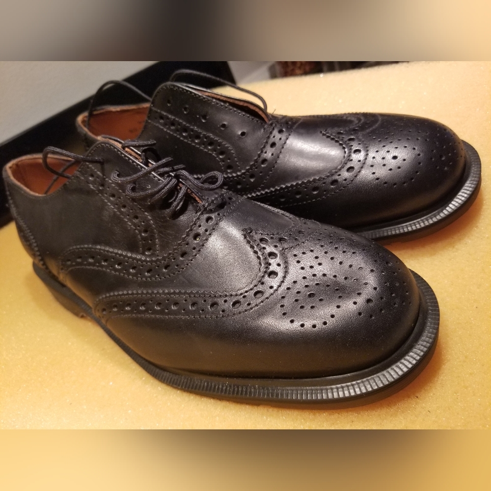 🇬🇧 VINTAGE NOS Dr Martens Brogue Oxford Wingtips UK MADE! 🇬🇧 Solovair NPS